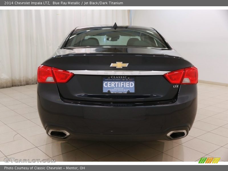 Blue Ray Metallic / Jet Black/Dark Titanium 2014 Chevrolet Impala LTZ