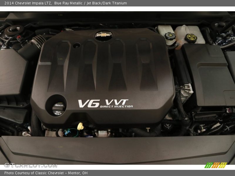 Blue Ray Metallic / Jet Black/Dark Titanium 2014 Chevrolet Impala LTZ