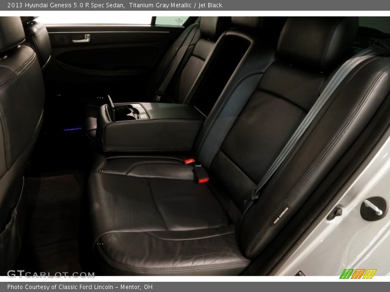 Titanium Gray Metallic / Jet Black 2013 Hyundai Genesis 5.0 R Spec Sedan