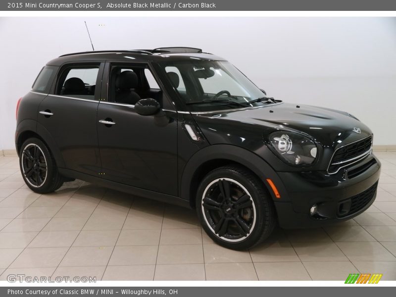 Absolute Black Metallic / Carbon Black 2015 Mini Countryman Cooper S