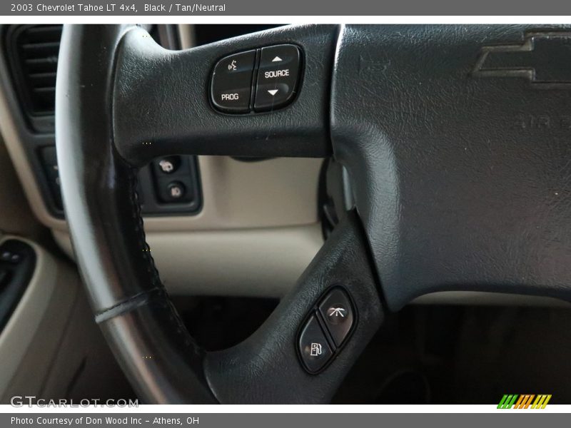 Black / Tan/Neutral 2003 Chevrolet Tahoe LT 4x4