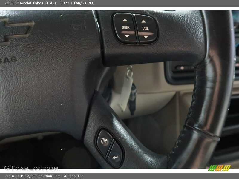 Black / Tan/Neutral 2003 Chevrolet Tahoe LT 4x4
