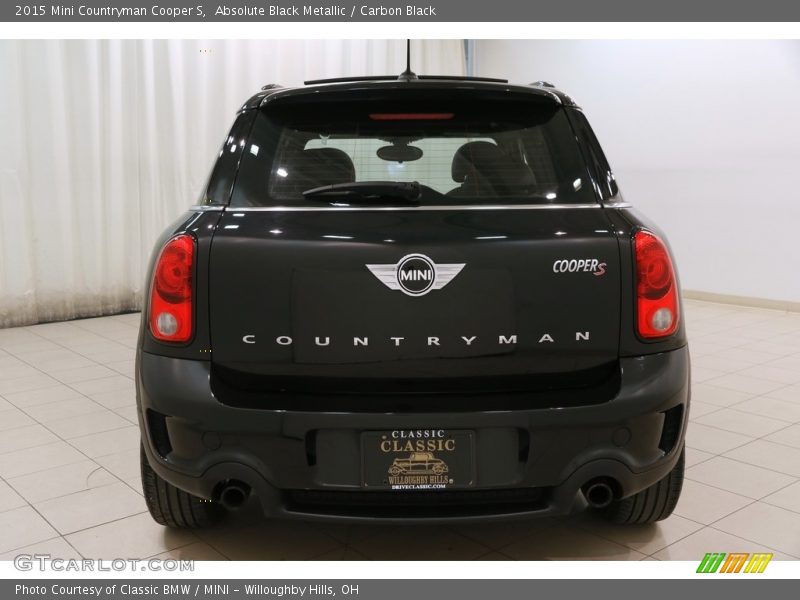 Absolute Black Metallic / Carbon Black 2015 Mini Countryman Cooper S