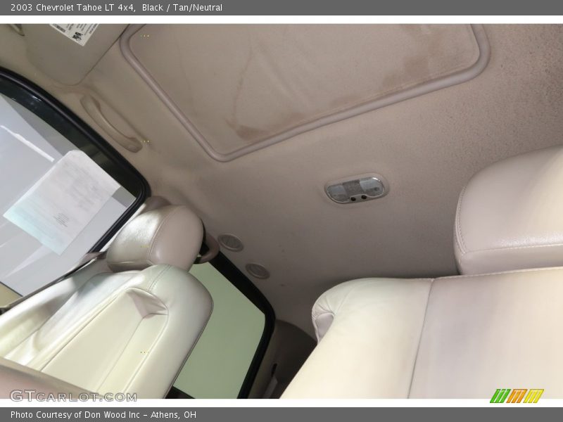 Black / Tan/Neutral 2003 Chevrolet Tahoe LT 4x4