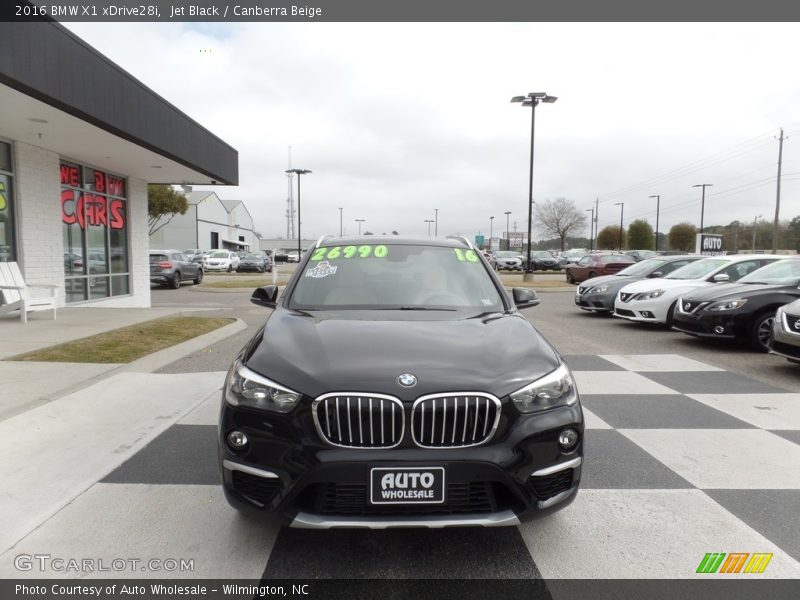 Jet Black / Canberra Beige 2016 BMW X1 xDrive28i