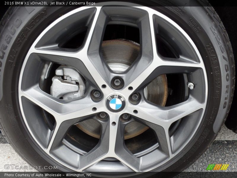 Jet Black / Canberra Beige 2016 BMW X1 xDrive28i