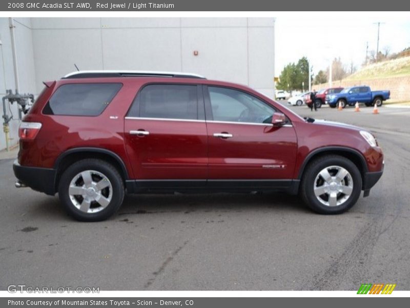 Red Jewel / Light Titanium 2008 GMC Acadia SLT AWD