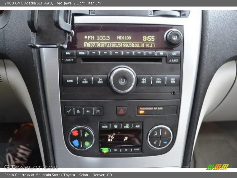 Red Jewel / Light Titanium 2008 GMC Acadia SLT AWD
