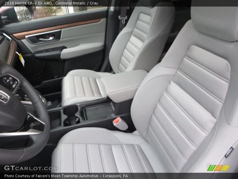 Gunmetal Metallic / Gray 2018 Honda CR-V EX AWD