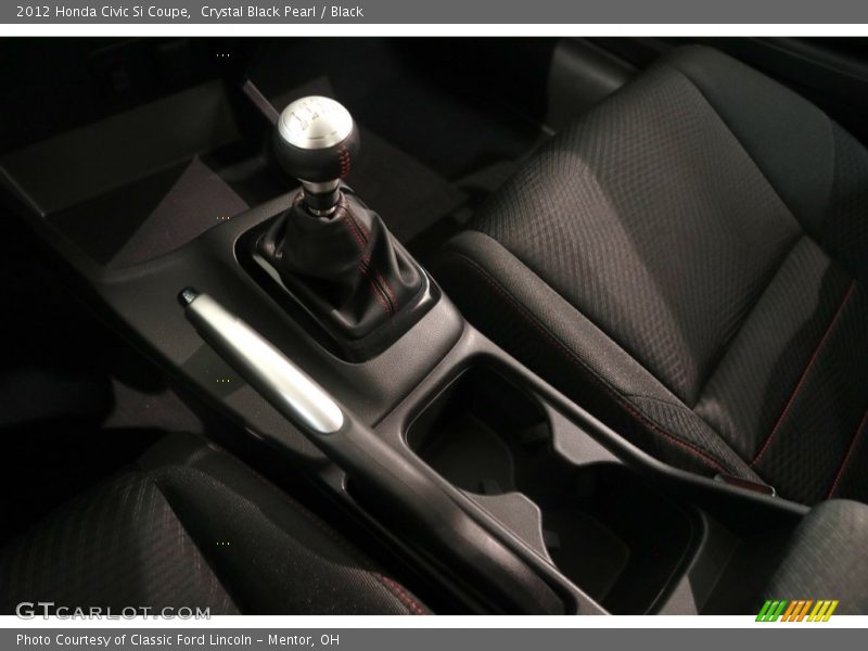 Crystal Black Pearl / Black 2012 Honda Civic Si Coupe
