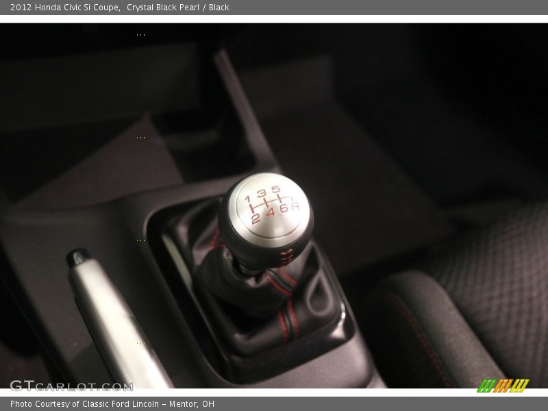 Crystal Black Pearl / Black 2012 Honda Civic Si Coupe