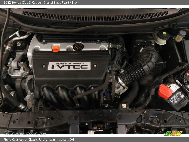Crystal Black Pearl / Black 2012 Honda Civic Si Coupe