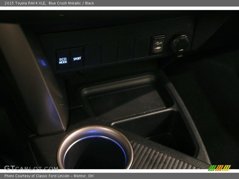 Blue Crush Metallic / Black 2015 Toyota RAV4 XLE