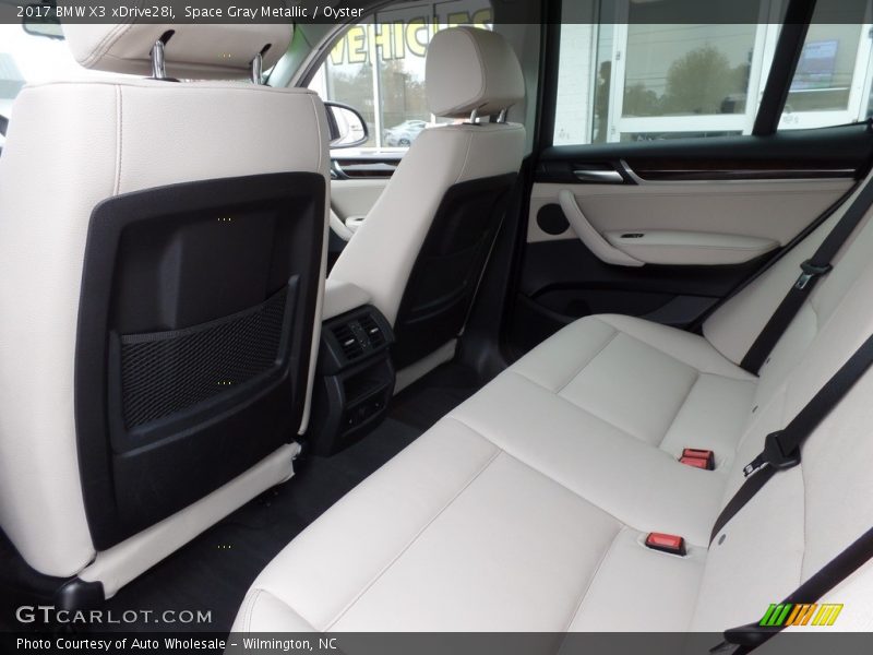 Space Gray Metallic / Oyster 2017 BMW X3 xDrive28i