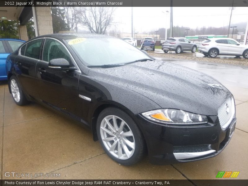 Midnight Black / Warm Charcoal/Warm Charcoal 2012 Jaguar XF