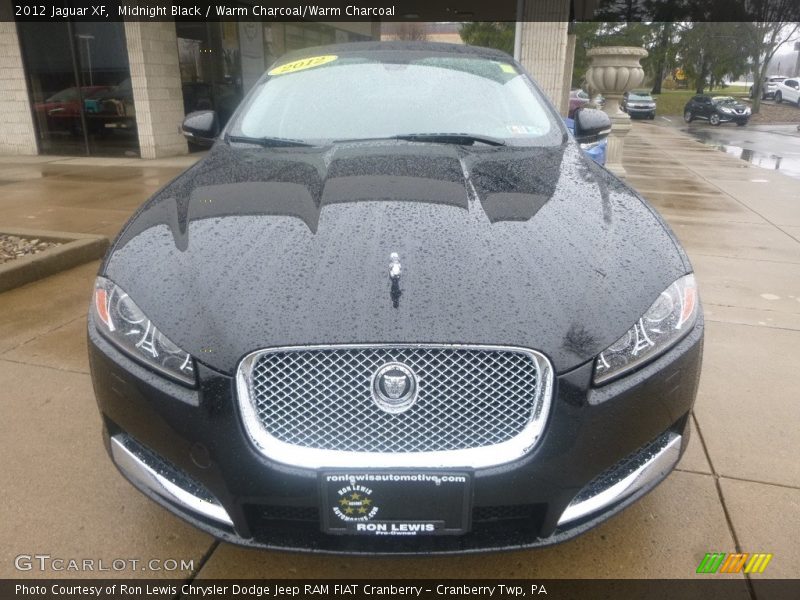 Midnight Black / Warm Charcoal/Warm Charcoal 2012 Jaguar XF