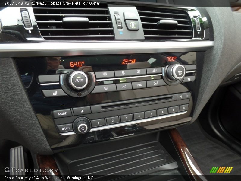 Space Gray Metallic / Oyster 2017 BMW X3 xDrive28i