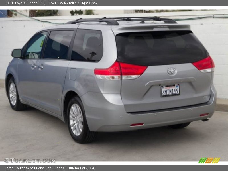 Silver Sky Metallic / Light Gray 2011 Toyota Sienna XLE