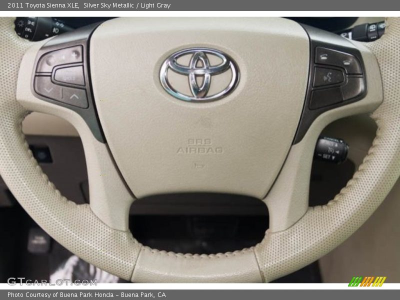 Silver Sky Metallic / Light Gray 2011 Toyota Sienna XLE