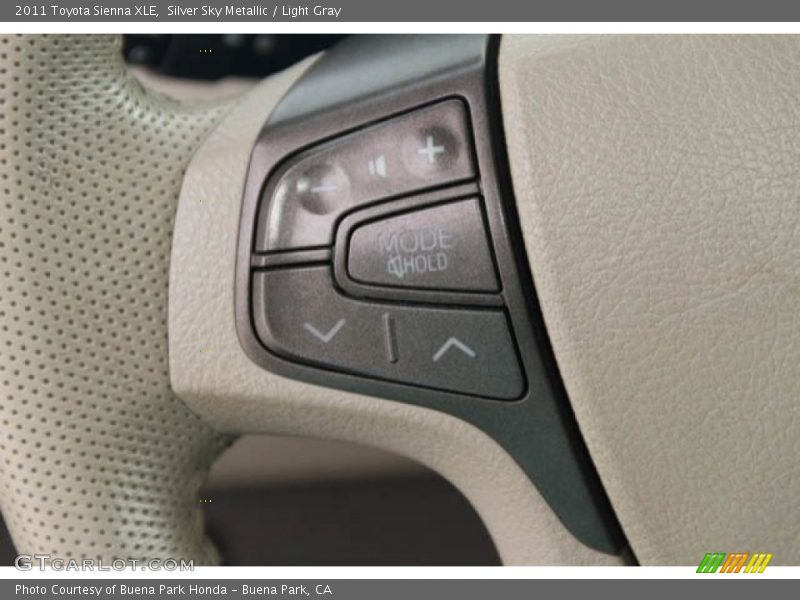 Silver Sky Metallic / Light Gray 2011 Toyota Sienna XLE