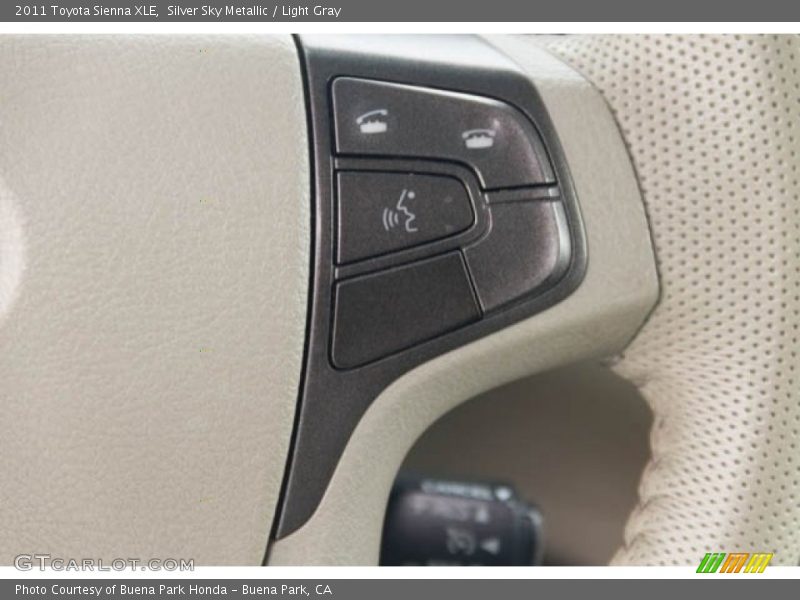 Silver Sky Metallic / Light Gray 2011 Toyota Sienna XLE