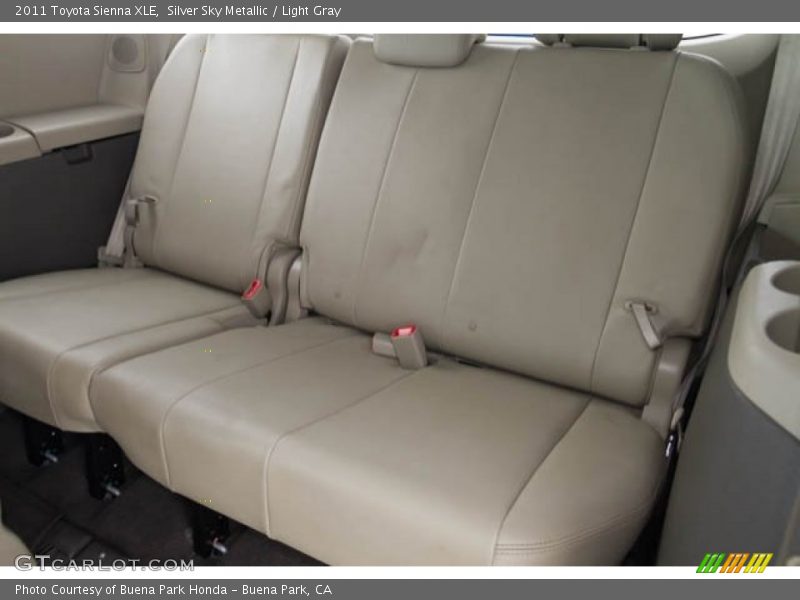Silver Sky Metallic / Light Gray 2011 Toyota Sienna XLE