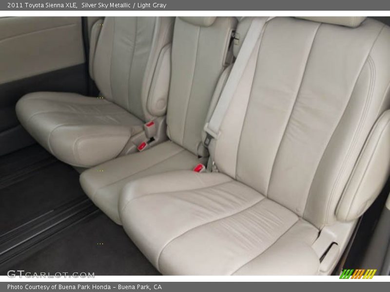 Silver Sky Metallic / Light Gray 2011 Toyota Sienna XLE