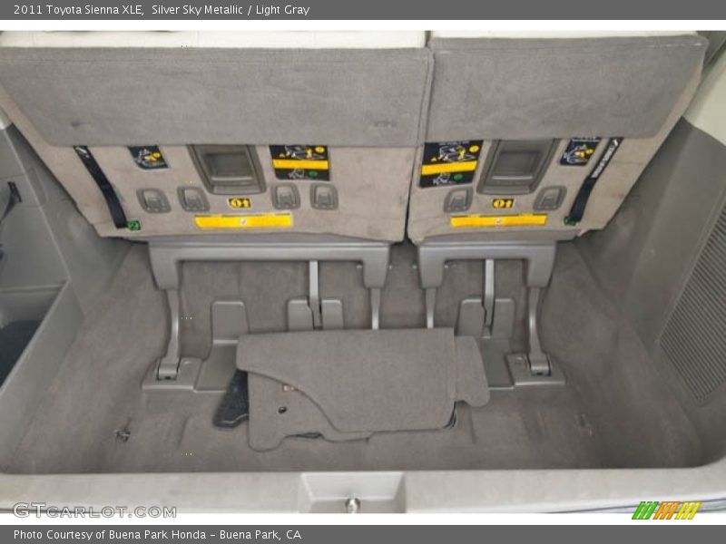 Silver Sky Metallic / Light Gray 2011 Toyota Sienna XLE