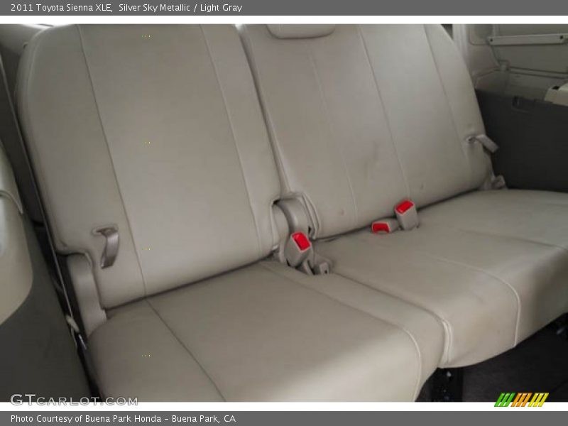 Silver Sky Metallic / Light Gray 2011 Toyota Sienna XLE