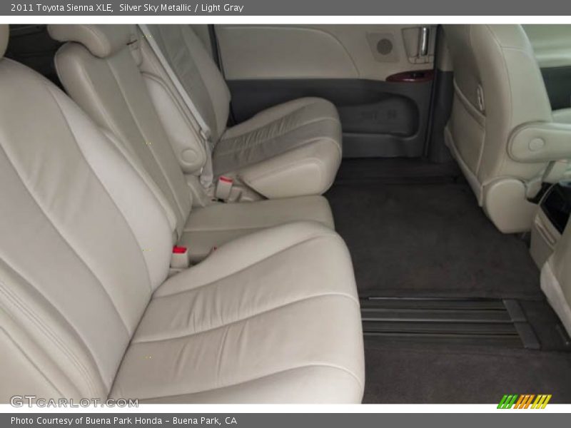 Silver Sky Metallic / Light Gray 2011 Toyota Sienna XLE