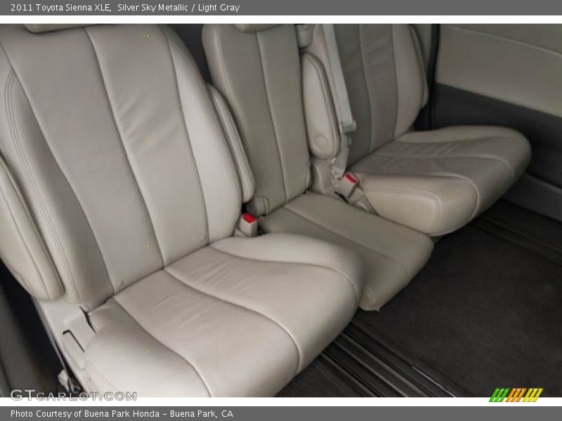 Silver Sky Metallic / Light Gray 2011 Toyota Sienna XLE