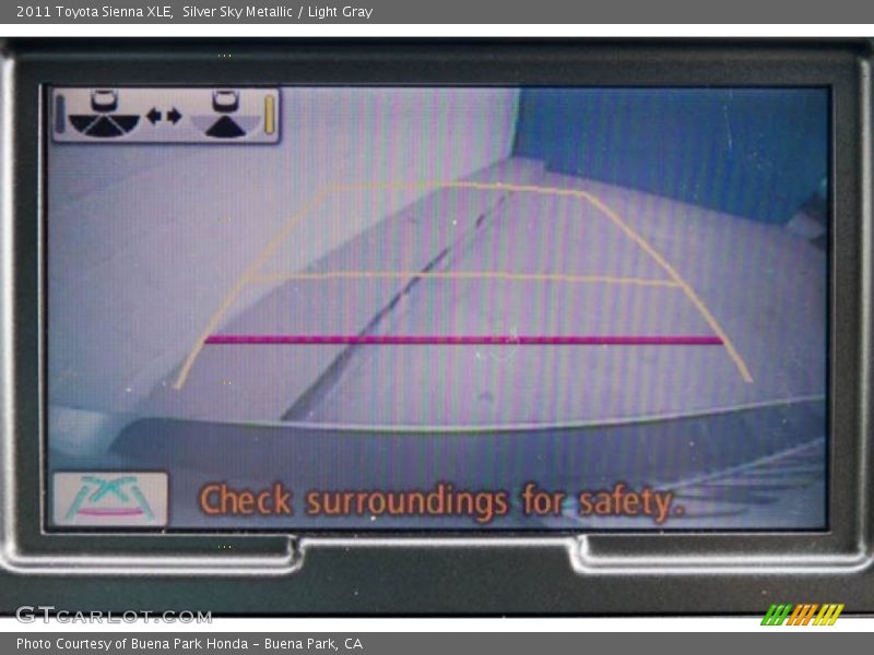 Silver Sky Metallic / Light Gray 2011 Toyota Sienna XLE