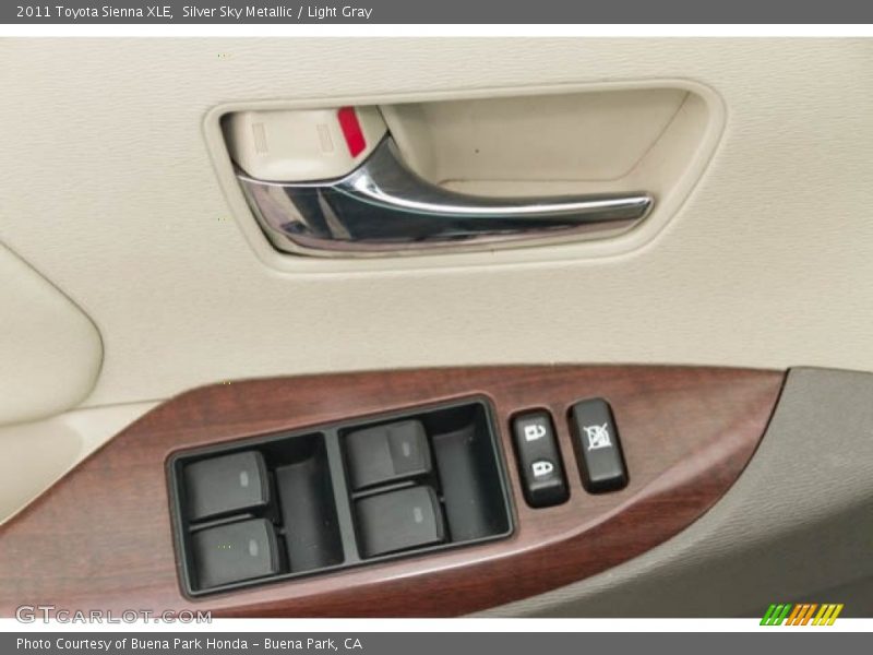 Silver Sky Metallic / Light Gray 2011 Toyota Sienna XLE