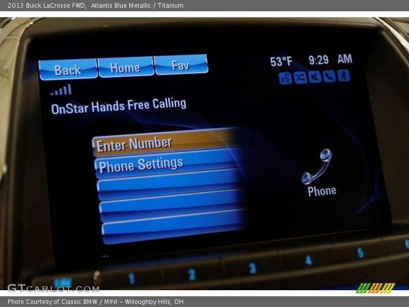Atlantis Blue Metallic / Titanium 2013 Buick LaCrosse FWD
