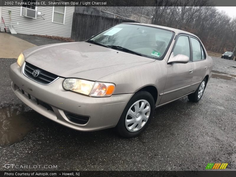 Silverstream Opal / Light Charcoal 2002 Toyota Corolla CE