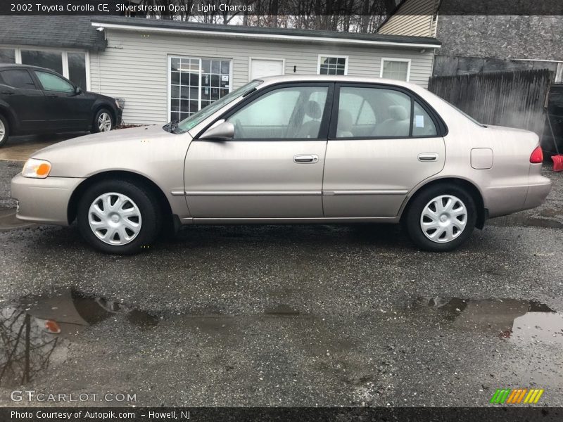 Silverstream Opal / Light Charcoal 2002 Toyota Corolla CE