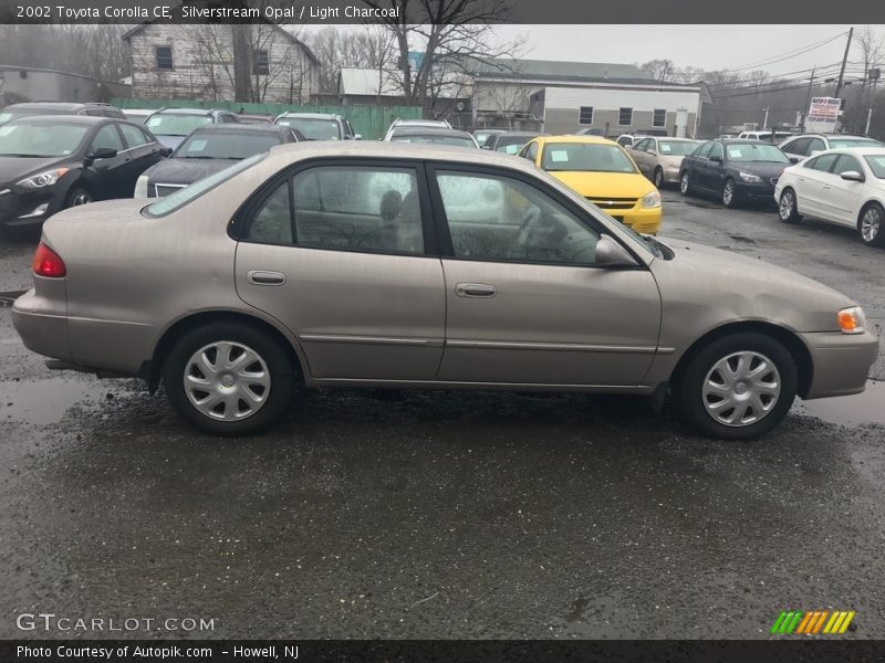 Silverstream Opal / Light Charcoal 2002 Toyota Corolla CE