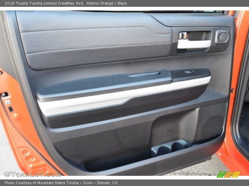 Inferno Orange / Black 2018 Toyota Tundra Limited CrewMax 4x4