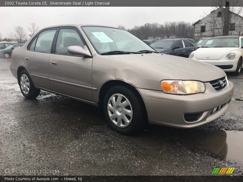 Silverstream Opal / Light Charcoal 2002 Toyota Corolla CE