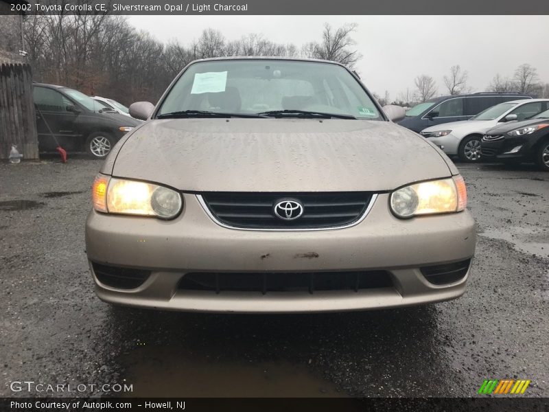 Silverstream Opal / Light Charcoal 2002 Toyota Corolla CE