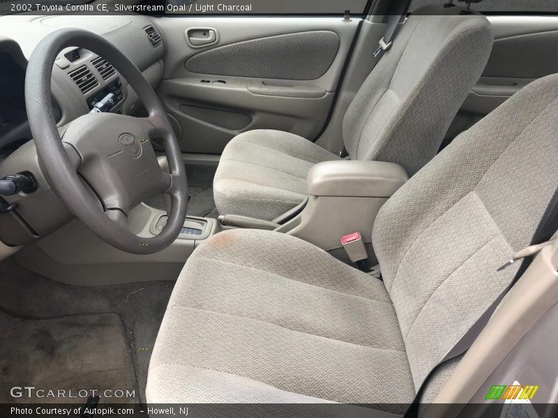 Silverstream Opal / Light Charcoal 2002 Toyota Corolla CE