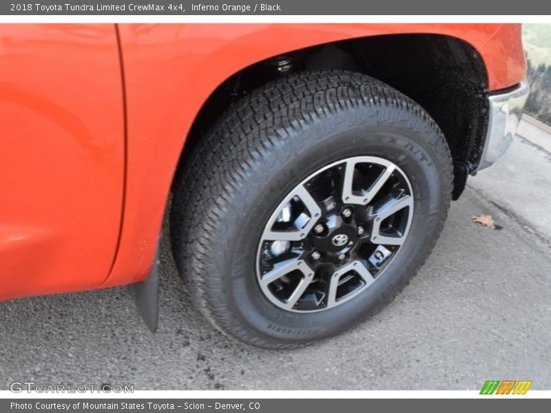 Inferno Orange / Black 2018 Toyota Tundra Limited CrewMax 4x4