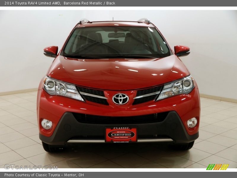 Barcelona Red Metallic / Black 2014 Toyota RAV4 Limited AWD