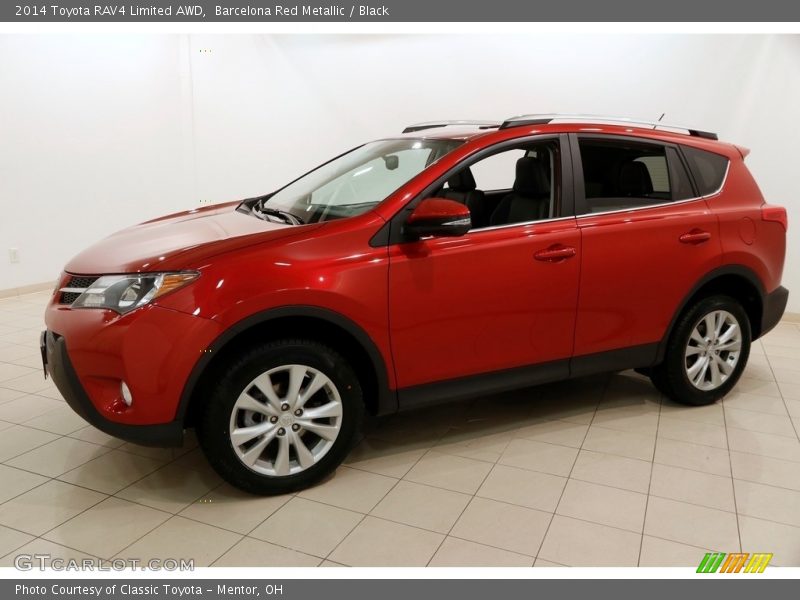 Barcelona Red Metallic / Black 2014 Toyota RAV4 Limited AWD
