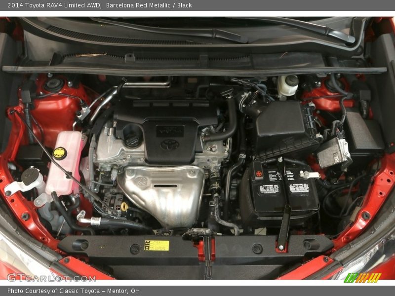 Barcelona Red Metallic / Black 2014 Toyota RAV4 Limited AWD