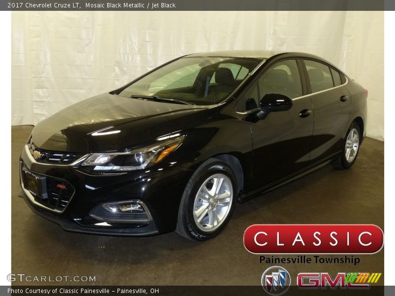 Mosaic Black Metallic / Jet Black 2017 Chevrolet Cruze LT
