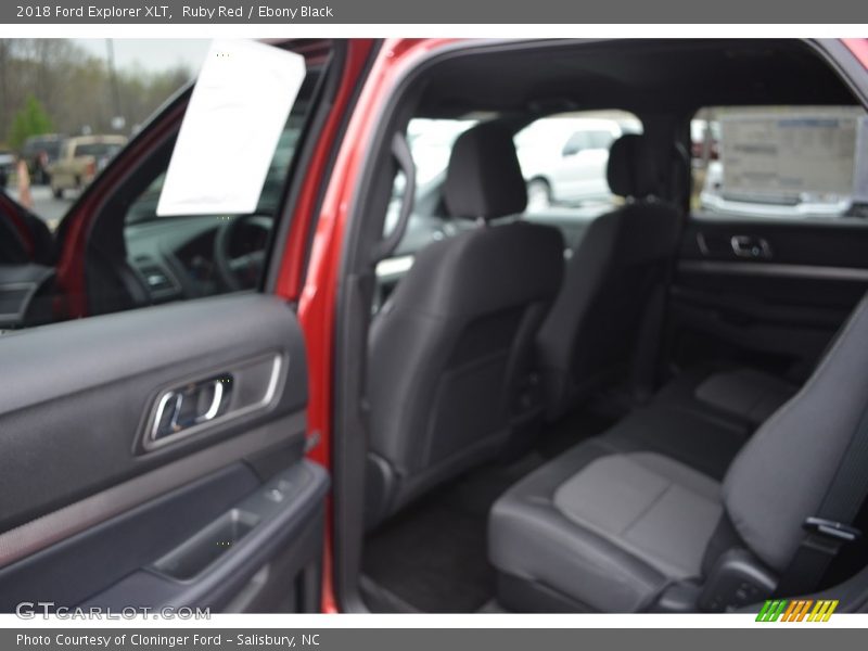 Ruby Red / Ebony Black 2018 Ford Explorer XLT