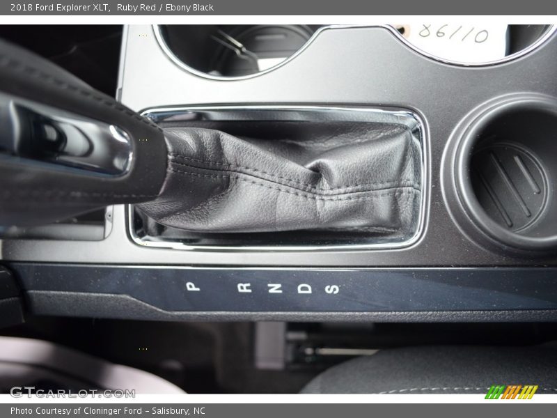 Ruby Red / Ebony Black 2018 Ford Explorer XLT