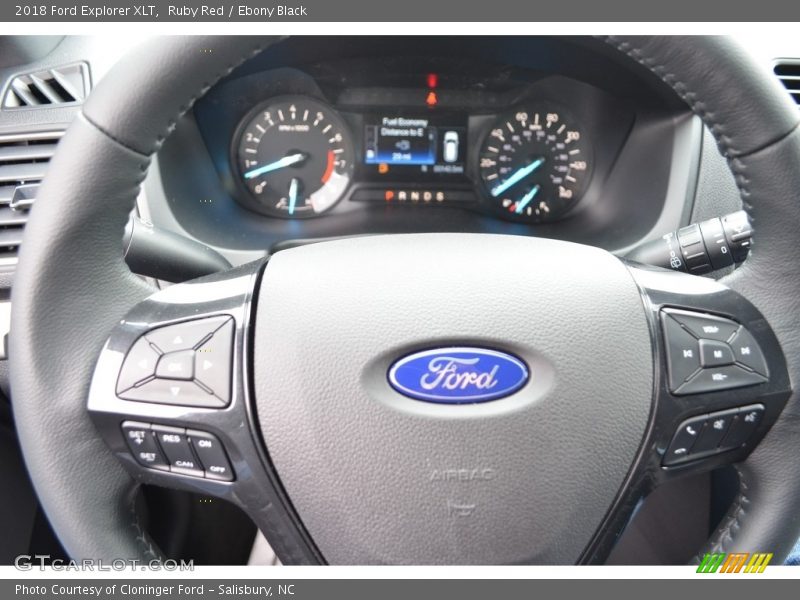 Ruby Red / Ebony Black 2018 Ford Explorer XLT