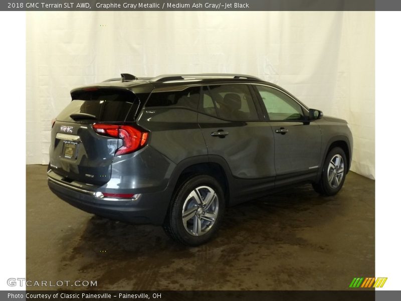 Graphite Gray Metallic / Medium Ash Gray/­Jet Black 2018 GMC Terrain SLT AWD